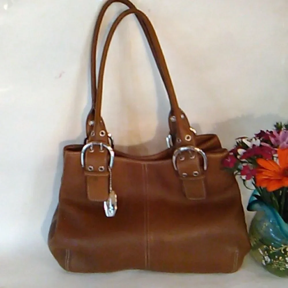 Tignanello Luggage Tan Satchel